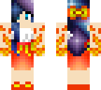 fire galaxy girl