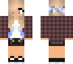 girl with a flannel