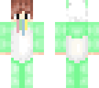 green panda outfit 