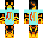 magma creeper in a fire tshirt