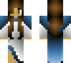 medieval girl with blue dress
