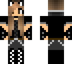 ninja cat girl black
