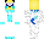 pichu wearing an arctic suit