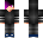 pink haired boy