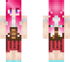 pink haired villager