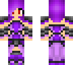 purple armor girl