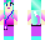 purple cotton candy rocker girl