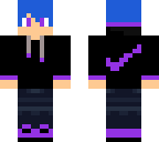 purple nike boy