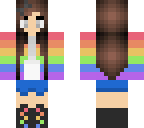 rainbow girl