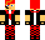 red haired man with a suit