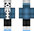 sans with blue shoes