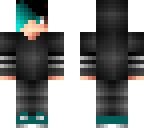 turquoise haired boy