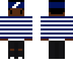 blue and white boy chibi