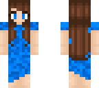 blue dress
