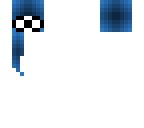 blue hair base with glasses