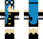 blue hair gal