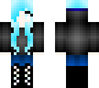 blue haired girl