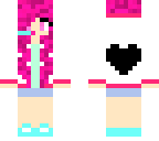 cute heart girl
