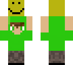 green hoodie