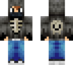 ninja con pantalones vaqueros