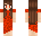 orange dress