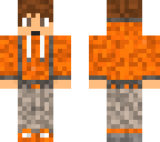 orange hoodie