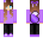 purple wolf girl