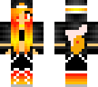 wolf fire girl