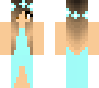 amy in blue dress