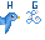 blue bird hugs