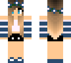 cute girl blue