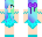 cyan dress