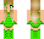 green dress