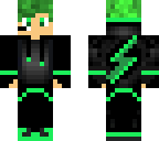 green gamer with headset