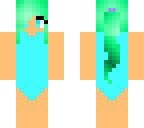 gymnastics skin with pony tail hair