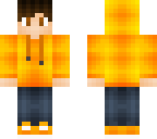 orange hoodie