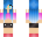 pretty blue hair