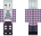 purple plaid