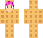 waffle pink haired boy