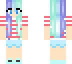 blue hair girl