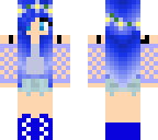 blue manina girl
