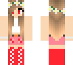 casual red girl