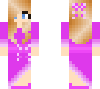 cute purple bow girl