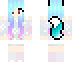 pastel wolf girl edit