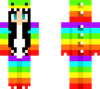 rainbow dino girl