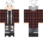 white haired boy
