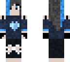 emo girl blue