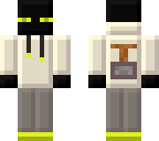 yellow tiny pixels enderman skin