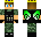 army king with wings