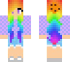 autumn rainbow girl